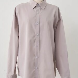 STORETS ADDISON OVERSIZED SHIRT - GRAY